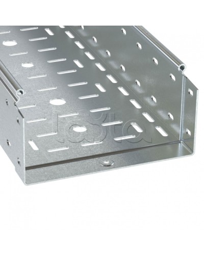 Лоток перфорированный 300х100 L=3000мм толщина 1.0мм горячеоцинкованный DKC 3534410HDZ в Первоуральске Кабельные лотки Pintop.ru