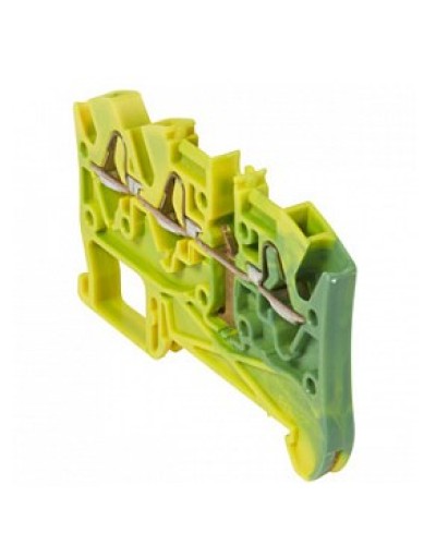 Клемма 4х5 1вх/2вых заземление Legrand 037210 в Первоуральске Клеммные колодки Pintop.ru