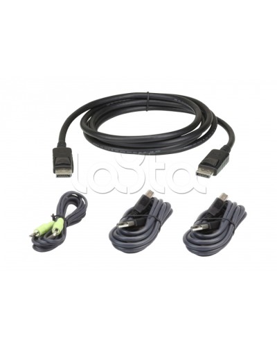 Комплект кабелей USB, DisplayPort для защищенного KVM-переключателя (1.8м)ATEN 2L-7D02UDPX4 в Первоуральске Видеоусилители, Модуляторы, Делители Pintop.ru