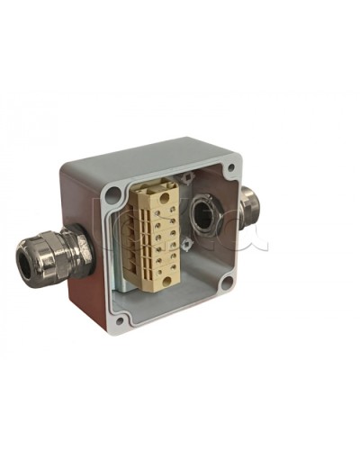 Коробка пылевлагонепроницаемая клеммная G366 А МВ К АЯКС IP66/IP65, 82x80x55 Магнито-контакт в Первоуральске Распределительные коробки Pintop.ru