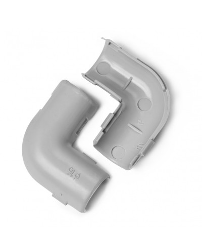 Угол 90° соединительный для труб 16мм, ПожТехКабель 703-001 в Первоуральске Повороты, муфты, тройники Pintop.ru