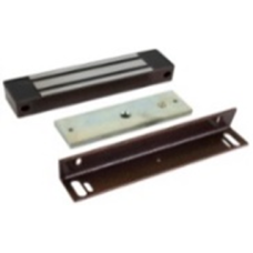 Электромагнитный замок AccordTec ML-400 KB-2 с уголком, цвет коричневый