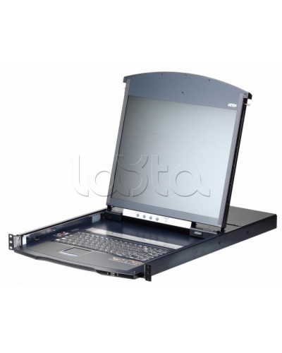 KVM консоль с переключателем ATEN KL1108VN-AXA-RG в Первоуральске Оборудование для видеонаблюдения Pintop.ru