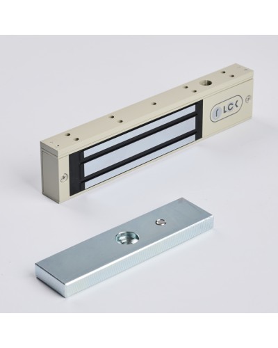 R-Lock RL-EM180-00G - Электромагнитный замкок, 180кг, DC12/24B, цвет корпуса серый, RAL7032 (галечный серый) в Первоуральске Электромагнитные замки Pintop.ru