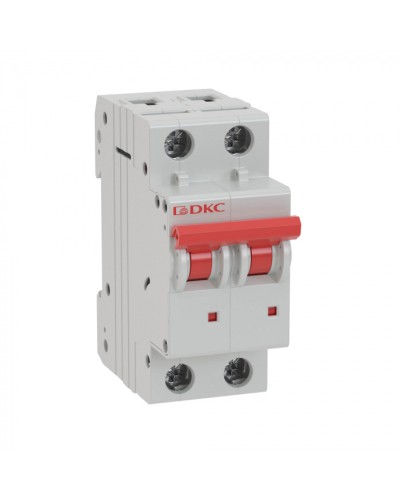 Выключатель автоматический модульный YON MD63 2P 10А C 6kA DKC (MD63-2C10-6) в Первоуральске Электротехническое оборудование Pintop.ru