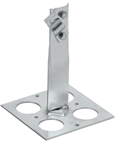 Держатель проводника круглого 6-10мм винтовой IEK (ZDP85-11-6-16-90) в Первоуральске Крепеж Pintop.ru