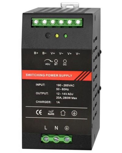 Блок питания Smartec ST-PS120BDU-BK в Первоуральске Дополнительное оборудование для СКУД Pintop.ru