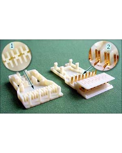 Вилка 4 пары 110 типа LANMASTER LAN-S110P4 в Первоуральске Коннекторы Pintop.ru