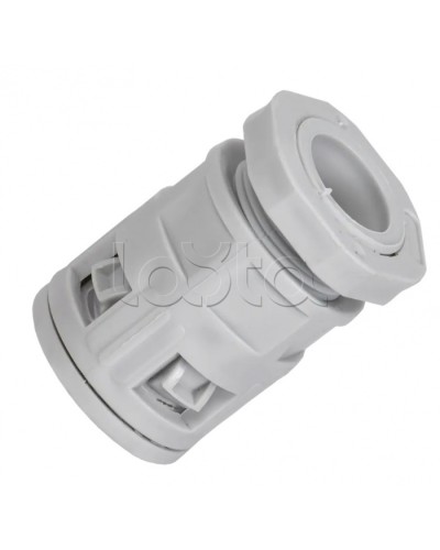 ELASTA Муфта вводная для гофрированных труб MVN25 IP40 IEK (ET-TA00D-MVN-025-K41-025) в Первоуральске Повороты, муфты, тройники Pintop.ru