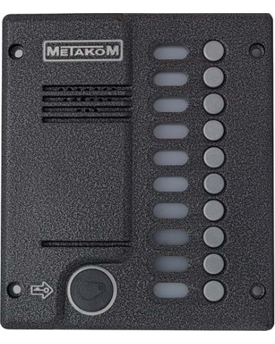 Блок вызова домофона Метаком MК10.2-RFEVN в Первоуральске Вызывные видеопанели малоабонентные Pintop.ru