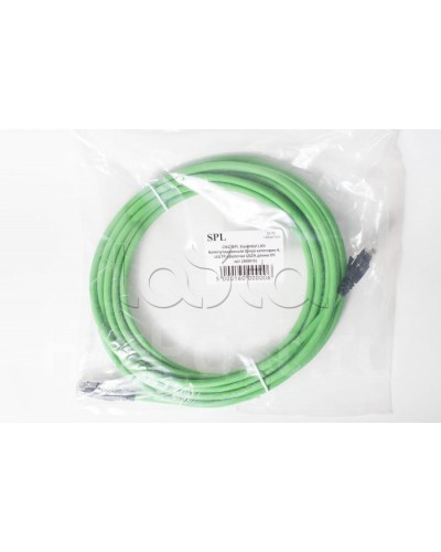 Коммутационный шнур категории 6 U/UTP 4х2х(7х0,21) LSZH 5м зеленый SPL (500016) в Первоуральске Патч-корды и пигтейлы Pintop.ru