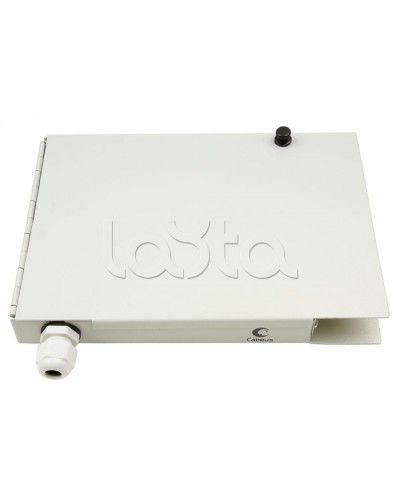 Бокс оптический настенный 19 на 8 SC/LC портов Cabeus JJT-8-SC в Первоуральске Кросс оптический Pintop.ru