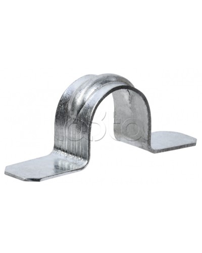 ELASTA Скоба метал. двухлап. для монт. пистол. d=25-26мм IEK (ET-MP40D-SD-025-01-100) в Первоуральске Держатели, клипсы, скобы Pintop.ru