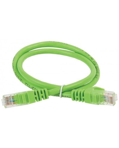 ITK Коммутационный шнур (патч-корд), кат.6 UTP, 1м, зеленый (PC02-C6U-1M) в Первоуральске Патч-корды и пигтейлы Pintop.ru