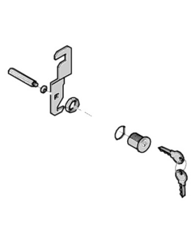 Замок дверцы G4040 G4041 Came 119RIG176 в Первоуральске Запчасти для шлагбаумов и автоматики Pintop.ru