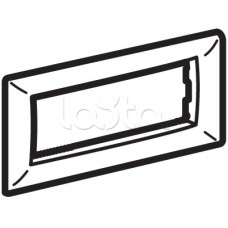 Рамка на 4 модуля, белая DKC 75011W