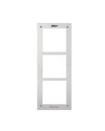 Рамка металическая для 3 модулей Dahua VTOF003 в Первоуральске Дополнительное оборудование для СКУД Pintop.ru