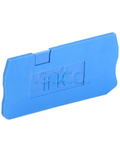 Заглушка для КПИ 2в-1,5/2,5 синяя IEK (YZN11D-3-ZGL-002-K07) в Первоуральске Клеммные колодки Pintop.ru