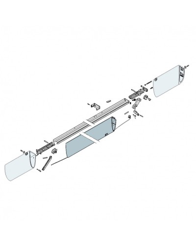 Механизм верхний профиля DF Came 119RIR226 в Первоуральске Запчасти для шлагбаумов и автоматики Pintop.ru