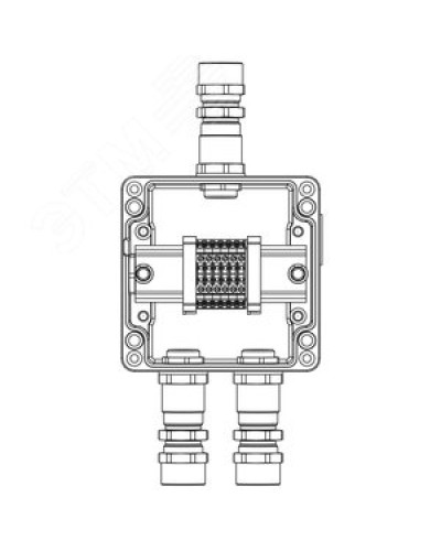 TBE-A-12-(6xCBC.2)-2xKA2MHK(A)-1xKA2MHK(C)1Ex e IIC Т5 Gb / Ex tb IIIC T95°C Db IP66 DKC (1201.121.22.121B) в Первоуральске Комутационные взрывозащищенные коробки Pintop.ru