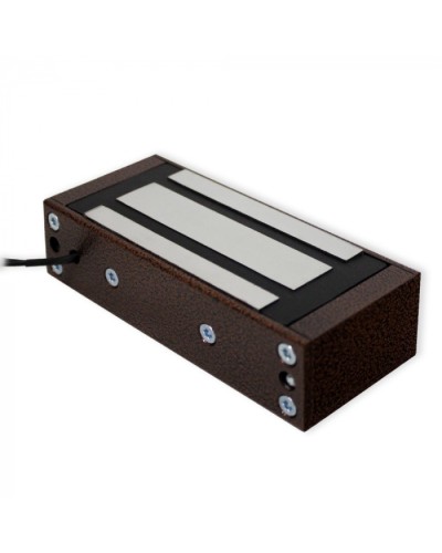 Замок электромагнитный Олевс М1-200 с планкой медный антик в Первоуральске Электромагнитные замки Pintop.ru