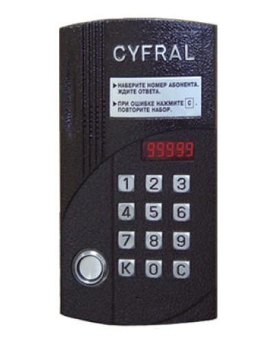 Блок вызова аудиодомофона на 20 абонентов Цифрал CCD-20/TCVС в Первоуральске Блоки вызова многоабонентные Pintop.ru