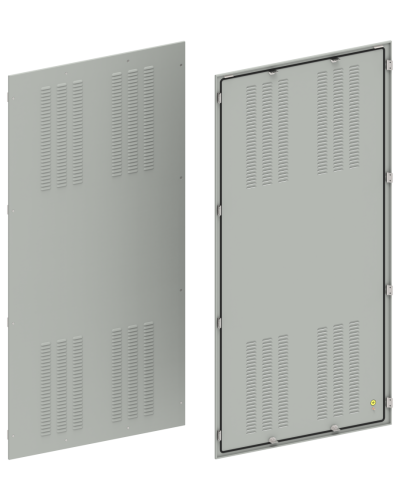 FORMAT Панель задняя вентилируемая 2000х1000мм IEK (FO-00-PBV-200-100) в Первоуральске Аксессуары для стоек и шкафов Pintop.ru