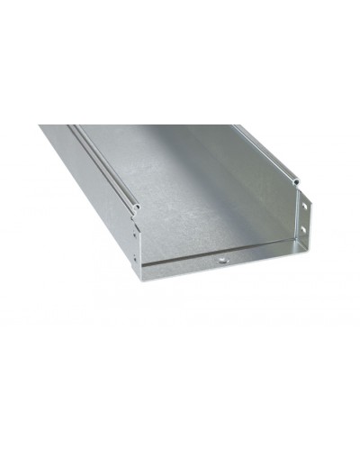 Лоток неперфорированный 100х100 L3000 толщ.1,5 мм, горячеоцинкованный DKC (3510115HDZ) в Первоуральске Кабельные лотки Pintop.ru