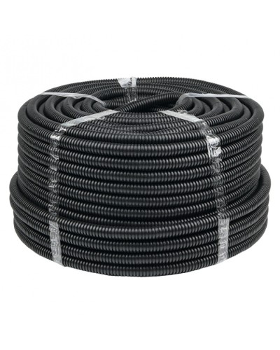 Труба гофр. ПНД с протяжкой d20 мм (100 м) черная EKF-Plast (tpnd-20) в Первоуральске Труба гофрированная Pintop.ru