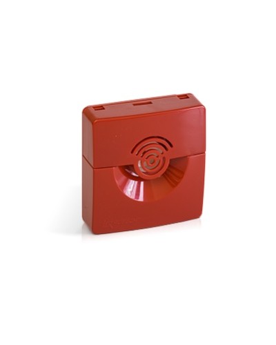 Оповещатель звуковой Рубеж ОПОП 2-35 12В (корпус красный) в Первоуральске Оповещатели Pintop.ru