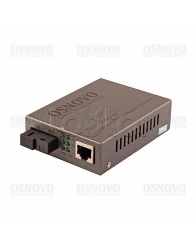 Медиаконвертер Fast Ethernet OSNOVO OMC-100-11S5b в Первоуральске Медиаконвертеры Pintop.ru
