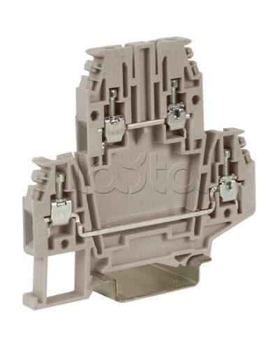 Зажим клеммный проходной 2.5 кв.мм DKC ZDB100GR в Первоуральске Клеммные колодки Pintop.ru