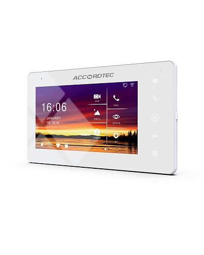 Видеодомофон 7 AccordTec AT-VD 710W K EXEL в Первоуральске Домофония Pintop.ru