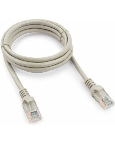 Патч-корд медный U/UTP, категория 5e, 26 AWG (0,48 мм), LSZH, серый, 2 м в Первоуральске Патчкорды (медные) Pintop.ru
