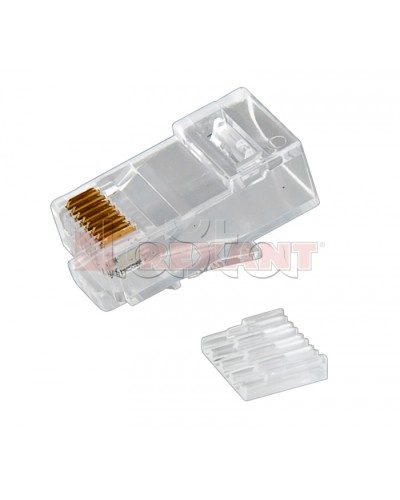 Джек штекер 8Р8С CAT 5e экран (5шт/уп) PROCONNECT 05-1023-9 в Первоуральске Коннекторы Pintop.ru