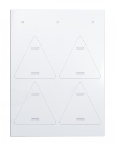 Маркировка для кабеля треугольник 58/55 DKC CIC58554TRW в Первоуральске Аксессуары для кабель-канала Pintop.ru