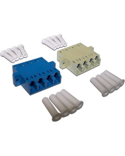 Адаптер оптический LC, OM3 корпус SC, квадро LANMASTER LAN-4LC/S-AM-OM3 в Первоуральске Коннекторы Pintop.ru