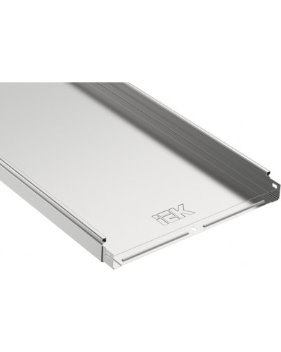 ESCA Лоток неперфорированный 50х400х3000-1,2 IEK (CLN10-050-400-120-3) в Первоуральске Аксессуары для лотков Pintop.ru