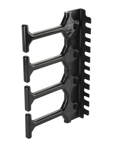 Вертикальный организатор Zero-U, 4U, с пластиковыми пальцами (2 шт) Eurolan (60A-18-04-16-09BL) в Первоуральске Кабельные органайзеры Pintop.ru