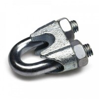 Зажим троса одинарный D6мм тип "Слоник" DIN 741 (100 шт/уп) Промрукав (PR08.3894)