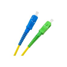 Патч-корд оптический переходной (SM), 9/125 (OS2), SC/APC-SC/UPC, (Simplex), LSZH, 3м REXANT 50-2052