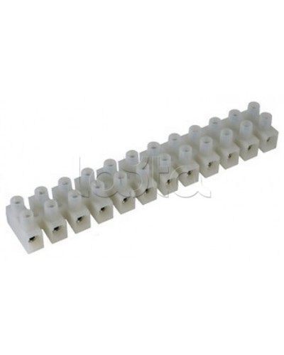 Клемник Полипропилен белый, 2р,85°С,450V,24A, 2,5мм.кв. DKC 43102PL/BR в Первоуральске Крепежные изделия Pintop.ru