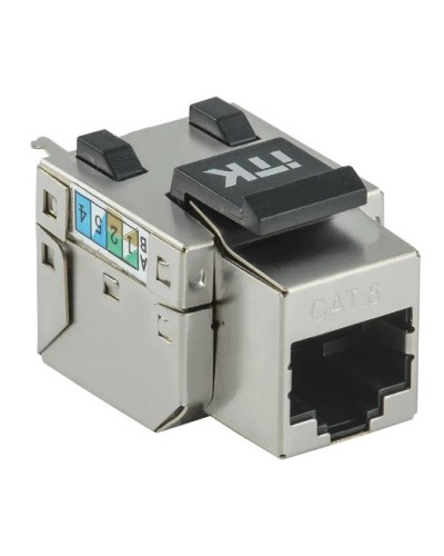 Модуль Keystone Jack кат. 6 FTP 110 IDC 90 град. розет. ITK CS1-1C06F-11 в Первоуральске Модули Keystone Pintop.ru