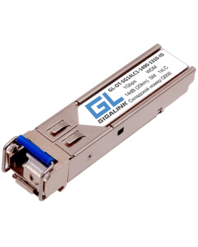 Модуль SFP Gigalink GL-OT-SG14LC1-1550-1310-I в Первоуральске Модули SFP/XFP/GBIC Pintop.ru