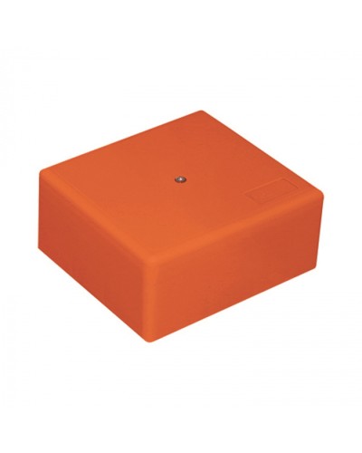 MB75 Коробка огн. E-110,о/п 75х75х40, с гладкими стенками,без галогена, заземление, IP41, 12P, (1,5-2,5 мм2), цвет оранж в Первоуральске Распределительные коробки Pintop.ru