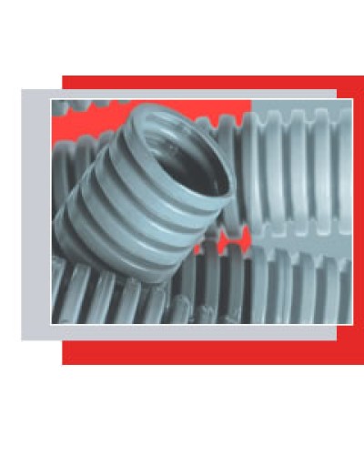 Труба гофрированная ПВХ тяжелая, с зондом диам. 50 мм (15м) Экопласт 11150 в Первоуральске Труба гофрированная Pintop.ru