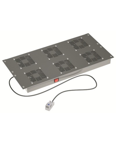 Потолочный вентиляторный модуль, с термостатом 6 вент. для крыши Ш=800мм DKC R5VSIT8006FT в Первоуральске Вентиляторные модули Pintop.ru