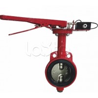 Затвордисковый с ручным приводом с контролем положения УКПЗА Спецавтоматика 3т 125/1,6(Р)-Ф.У3.1-"АМК-125v4"