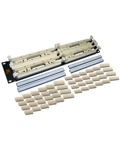 Панель кроссовая 110 типа, 200 пар, 19, 2U LANMASTER LAN-RS110-200FT в Первоуральске Кроссовое оборудование тип 110 Pintop.ru