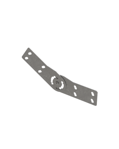 Комплект шарнирных соединителей для лестничного лотка H80 s:1,5 мм HD N КМ-профиль (LSHS2 HD N) в Первоуральске Аксессуары для лотков Pintop.ru